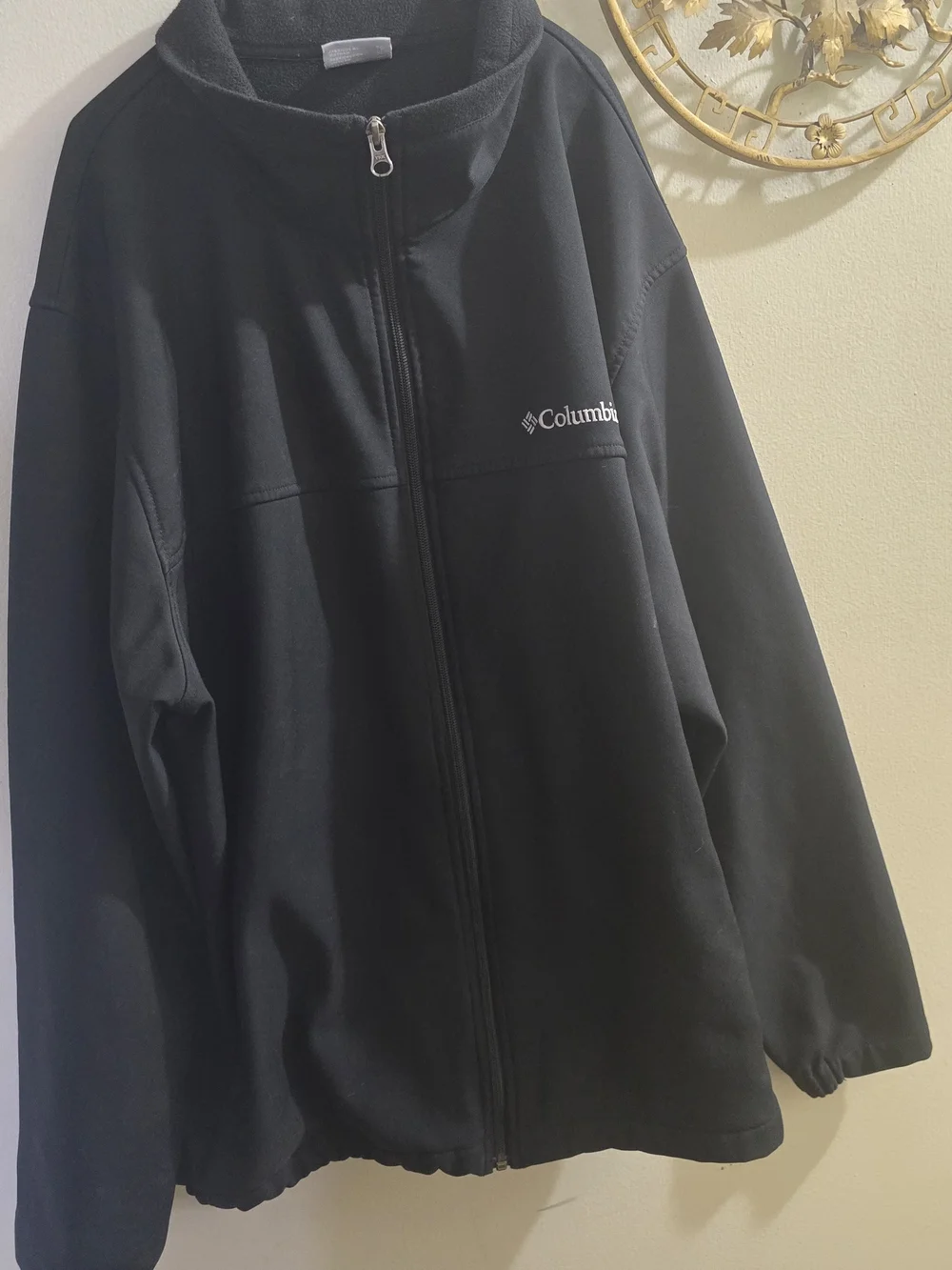 Columbia Black Full-Zip Fleece Jacket